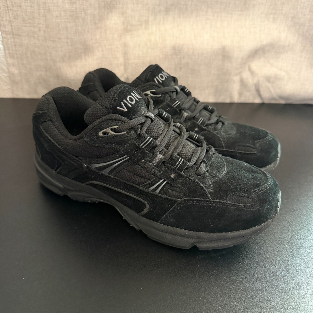 Vionic Walker Running Shoes Women 6.5 Black Classic Athletic Performance Comfort
